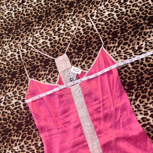 vintage silk hot pink cami - Picture 5 of 7